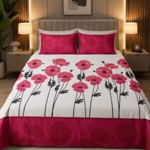 Scarlet Poppy Bedsheet