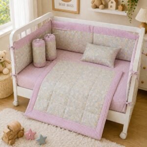 Floral Blush Crib Set